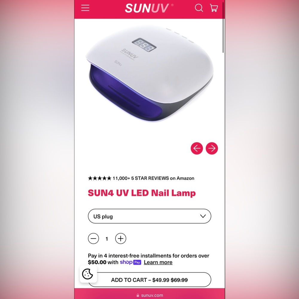 SUN4 & 2C UV LED Nail Lamp